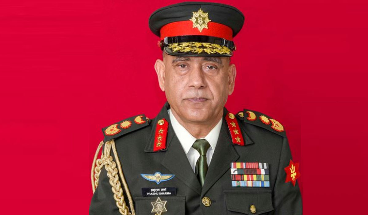 प्रधानसेनापति शर्माद्वारा खलङ्गा–तिंकर सडकको निरीक्षण